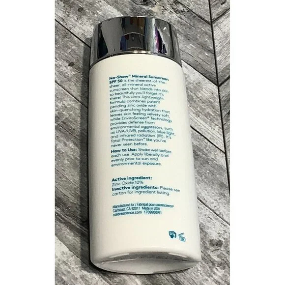 Colorescience Total Protection No-Show Mineral Sunscreen SPF 50  2.8 Oz - Picture 5 of 8